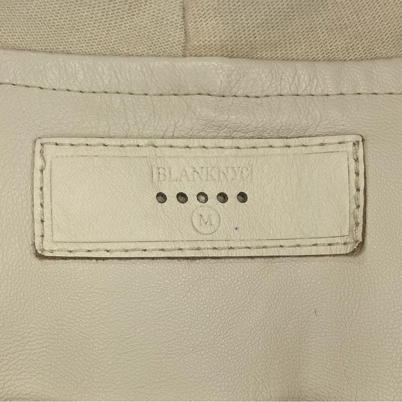 Blank NYC Draped Asymmetrical Zip Jacket in Vegan Leather - Picture 8 of 10